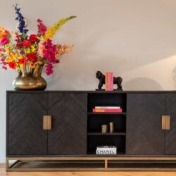 Dressoir Blackbone Brass black rustic