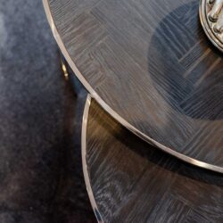 Salontafel Blackbone Silver black rustic (Set of 2)