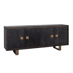 7481-1 Dressoir Hunter black rustic