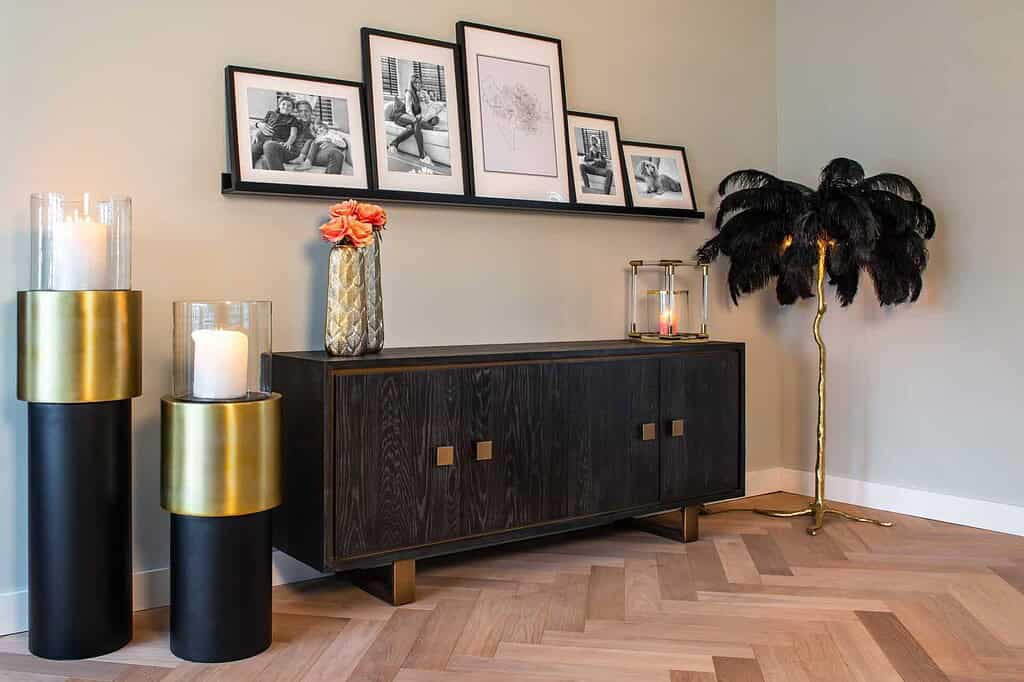 Dressoir Hunter black rustic