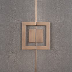 Opbergkast Bloomville brass shagreen