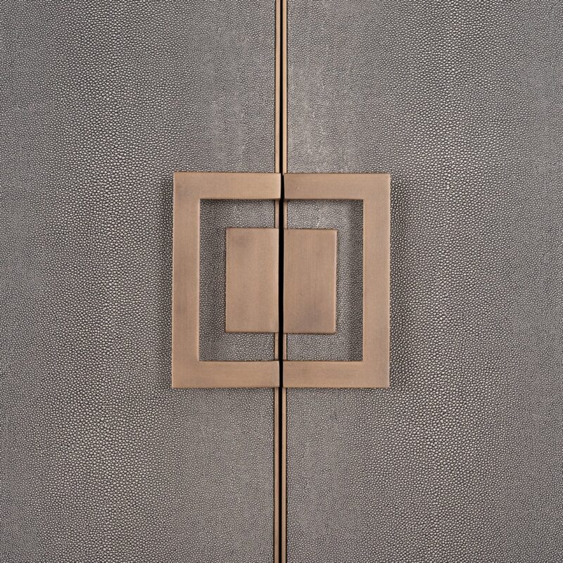 Opbergkast Bloomville brass shagreen