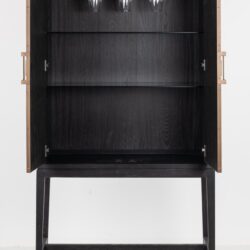 Opbergkast Bloomville brass shagreen