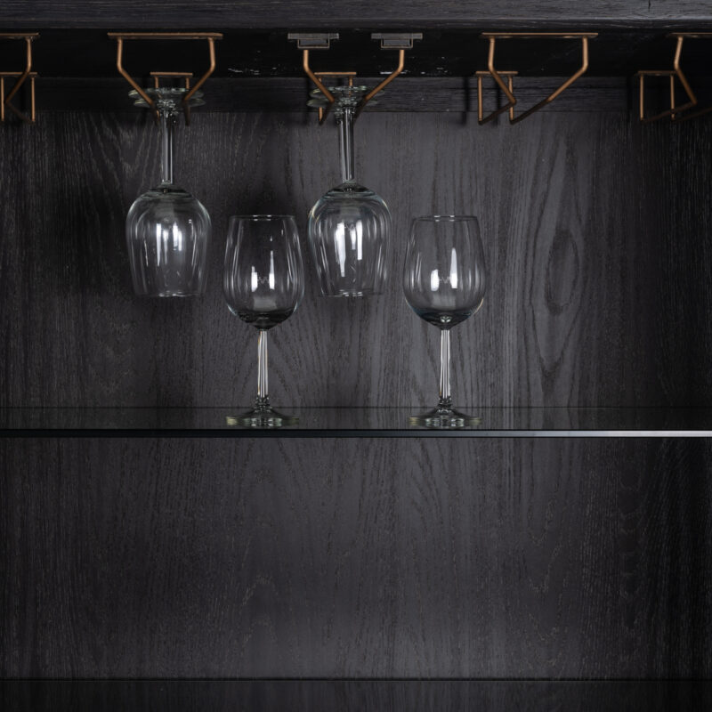 Opbergkast Bloomville brass shagreen