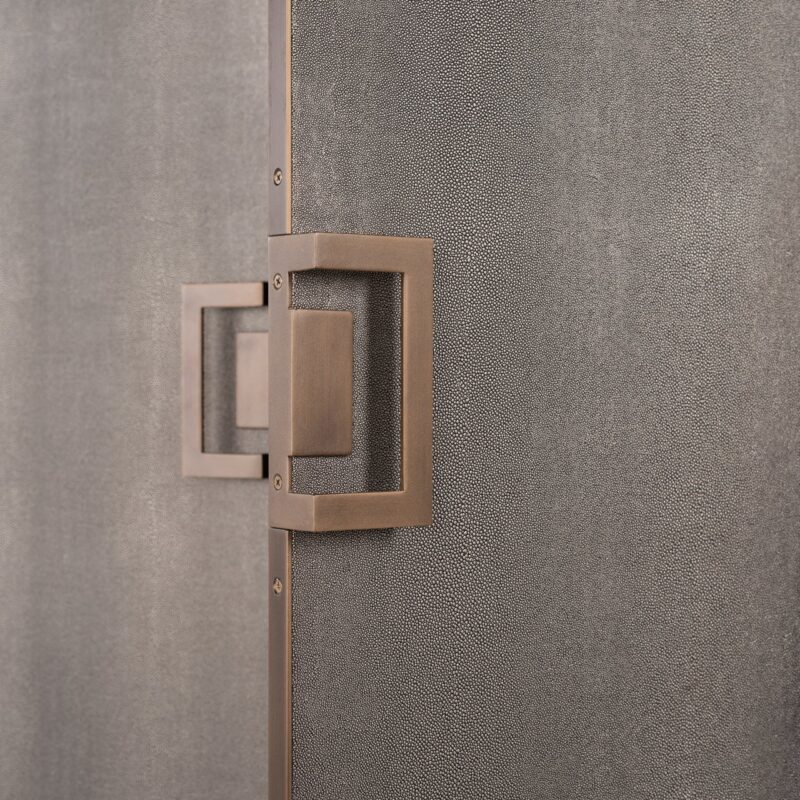 Opbergkast Bloomville brass shagreen