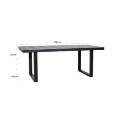 Eettafel Blax black 200