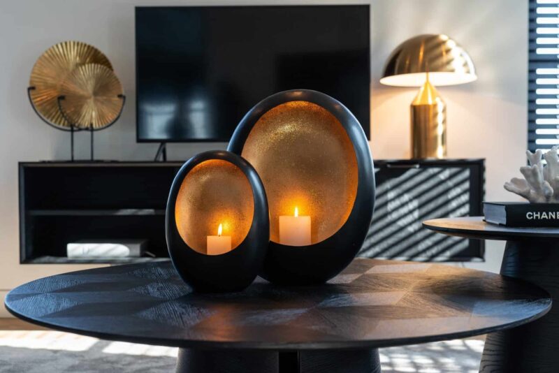 Salontafel Blax black 110Ø