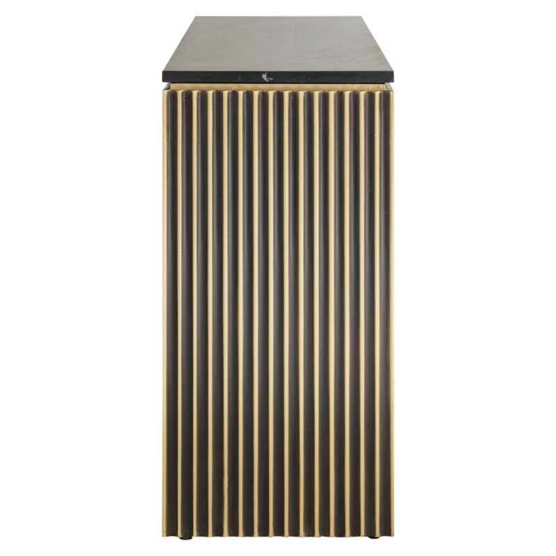 Dressoir Les Arcs brushed gold