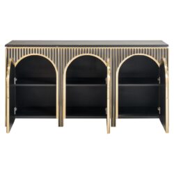 Dressoir Les Arcs brushed gold