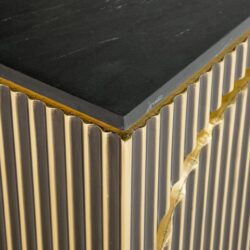 Dressoir Les Arcs brushed gold