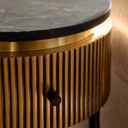 Bijzettafel Ironville gold