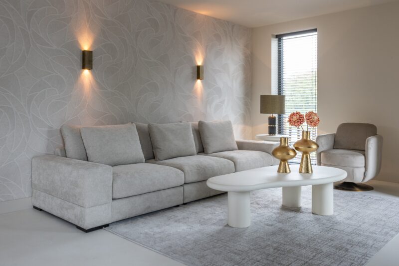 Bijzettafel Bloomstone white