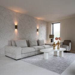 Bijzettafel Bloomstone white