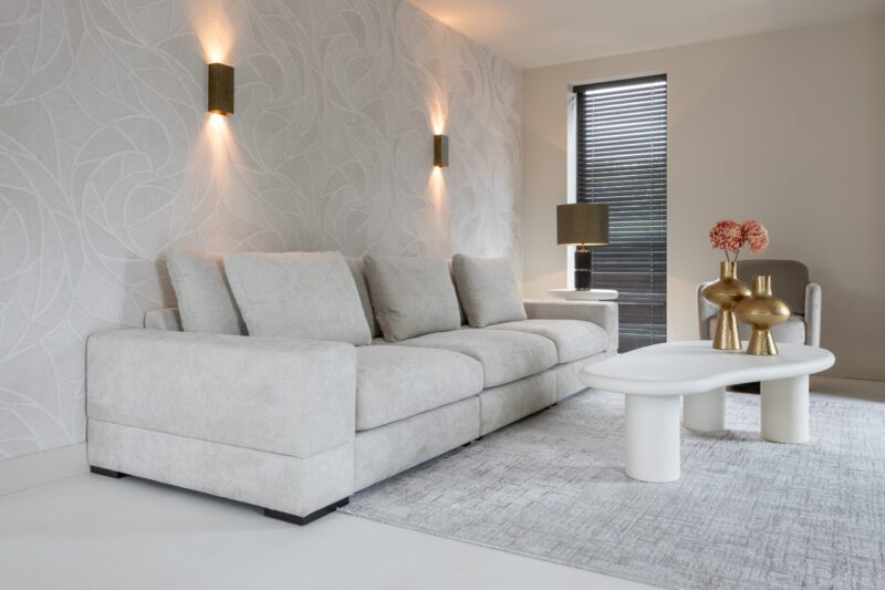 Bijzettafel Bloomstone white