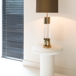 Bijzettafel Bloomstone white