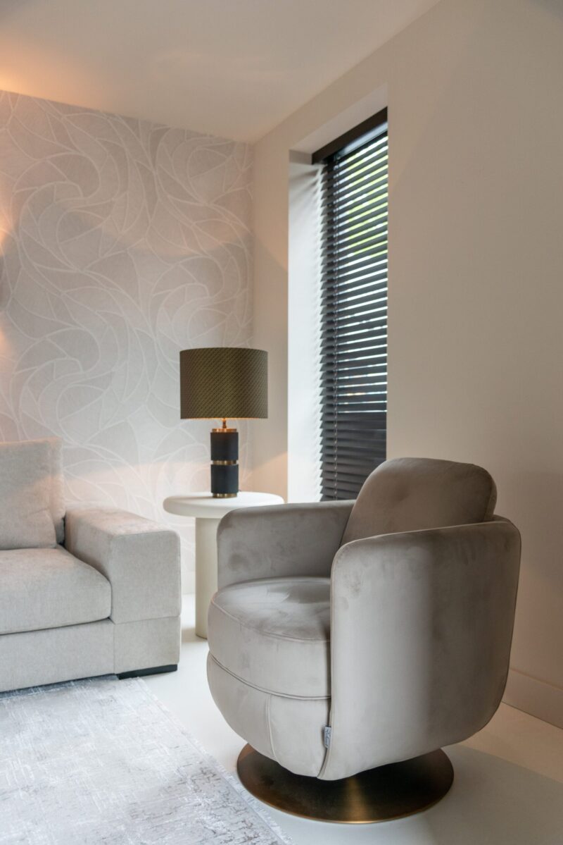 Bijzettafel Bloomstone white