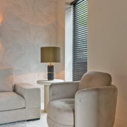 Bijzettafel Bloomstone white