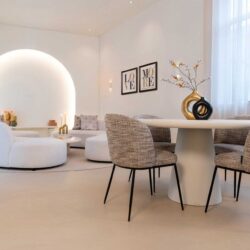 Eetkamerstoel Elvi trendy nature fire retardant (Set of 2)