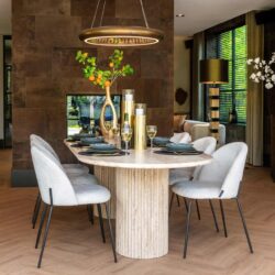 Eetkamerstoel Alyssa cream fusion (Set of 2)