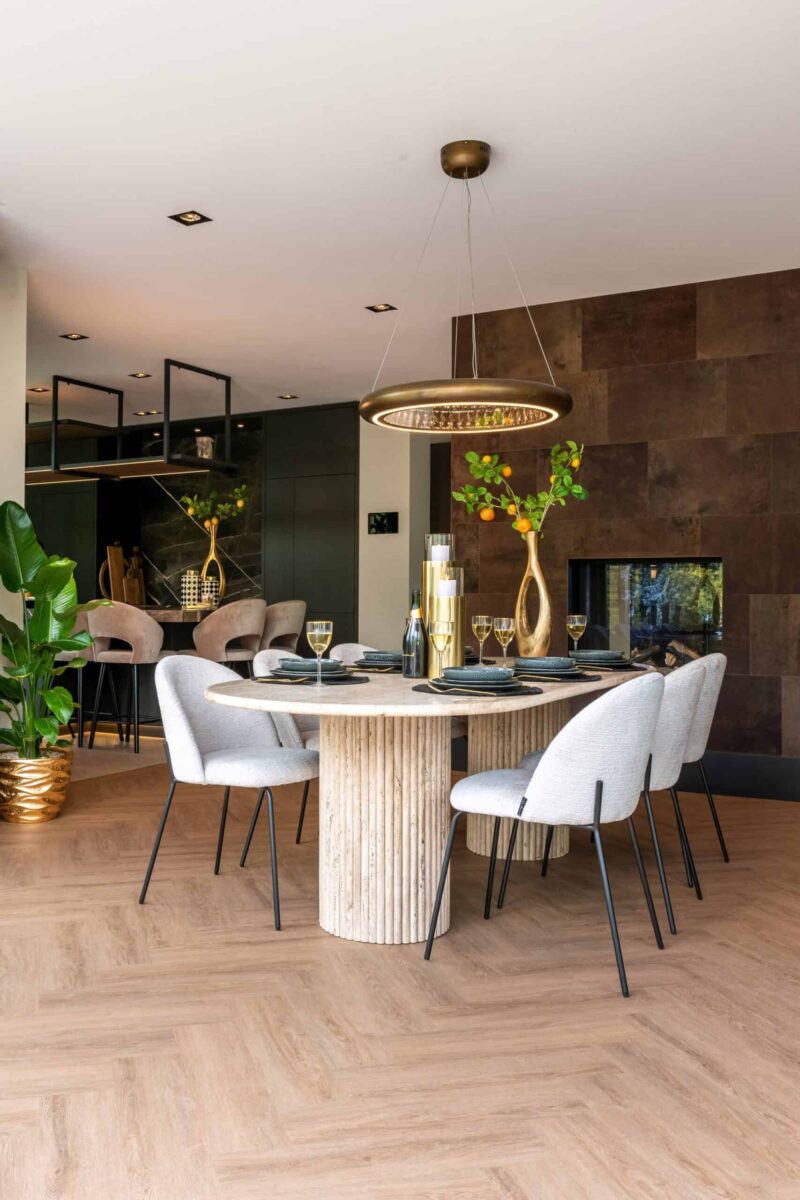 Eetkamerstoel Alyssa cream fusion (Set of 2)