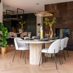 Eetkamerstoel Alyssa cream fusion (Set of 2)