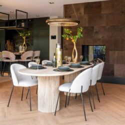 Eetkamerstoel Alyssa cream fusion (Set of 2)