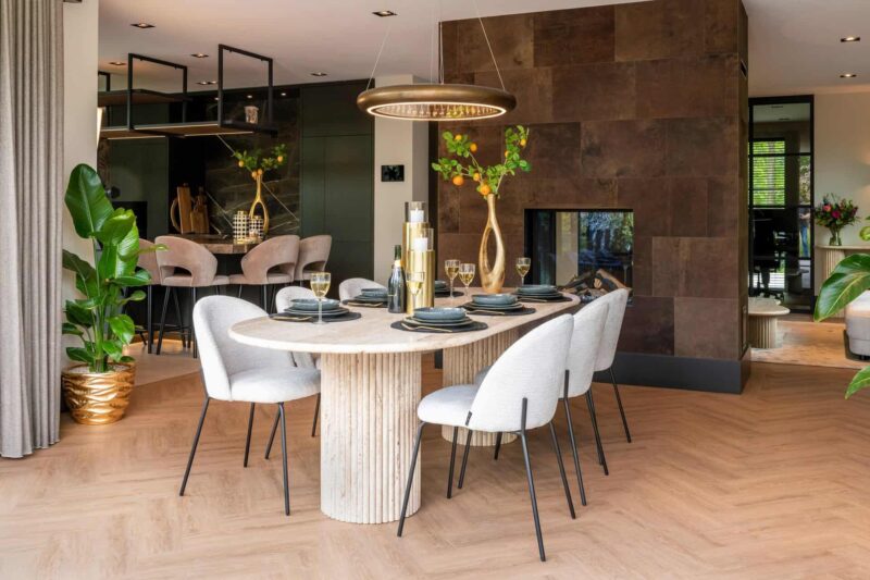 Eetkamerstoel Alyssa cream fusion (Set of 2)