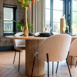 Eetkamerstoel Alyssa cream fusion (Set of 2)