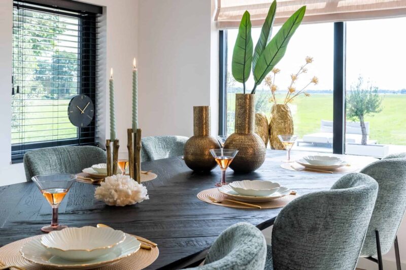 Eettafel Hayley dark coffee 280