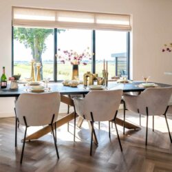 Eettafel Hayley dark coffee 280