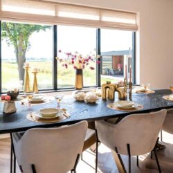 Eettafel Hayley dark coffee 280