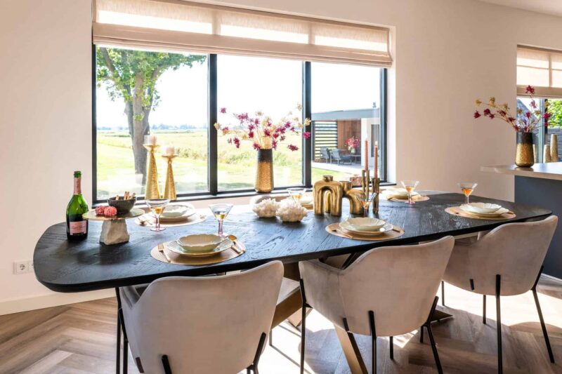 Eettafel Hayley dark coffee 280