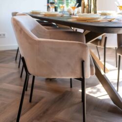 Eettafel Hayley dark coffee 280