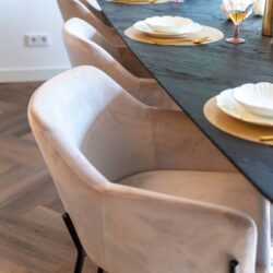 Eettafel Hayley dark coffee 280