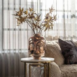 Bijzettafel Tempus gold