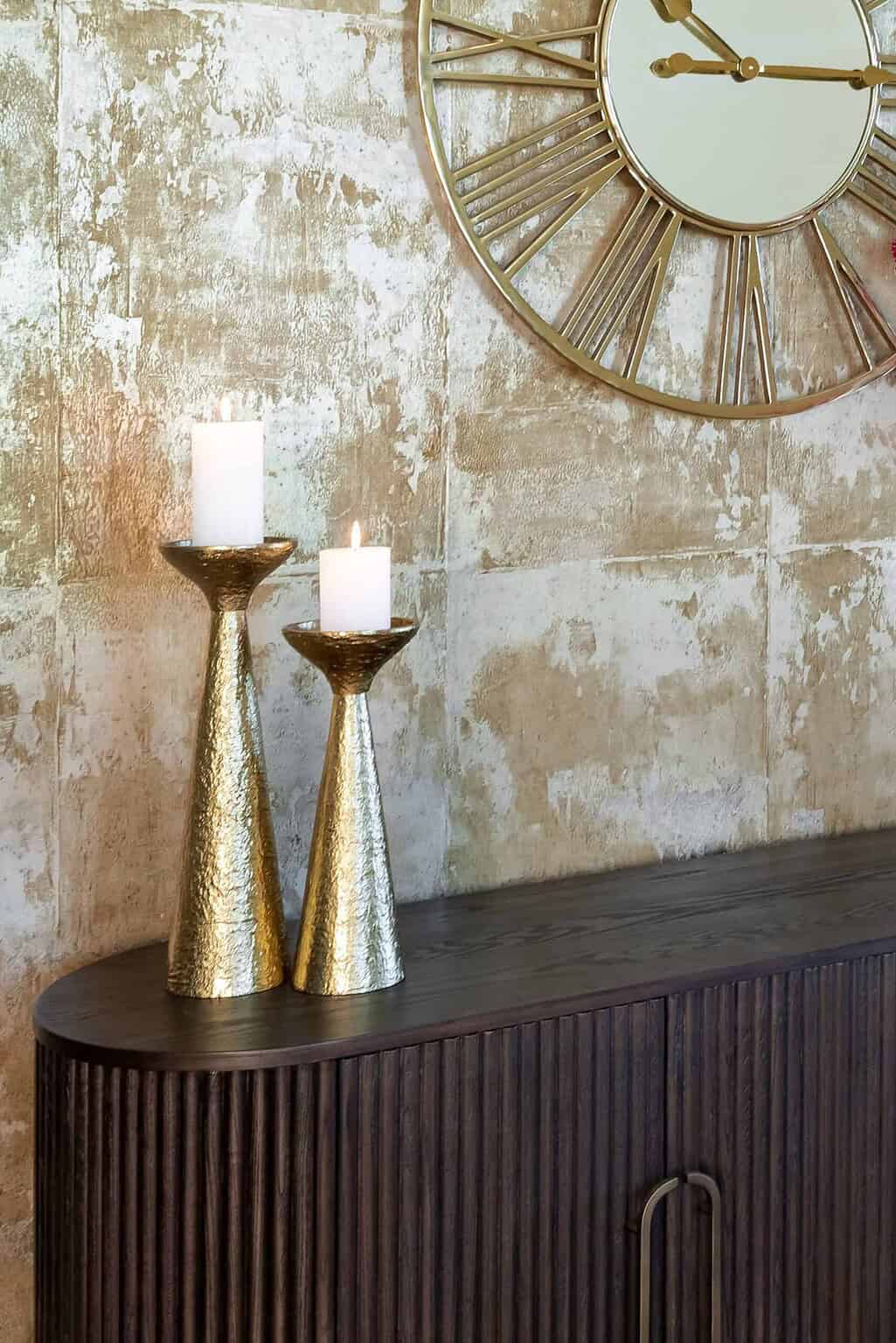 Dressoir Luxor kleur bruin stof