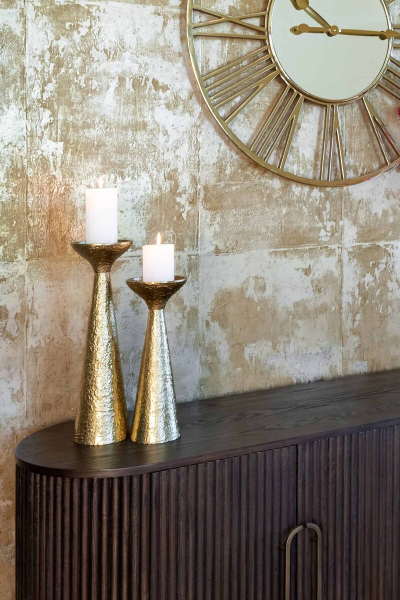 Dressoir Luxor kleur bruin stof