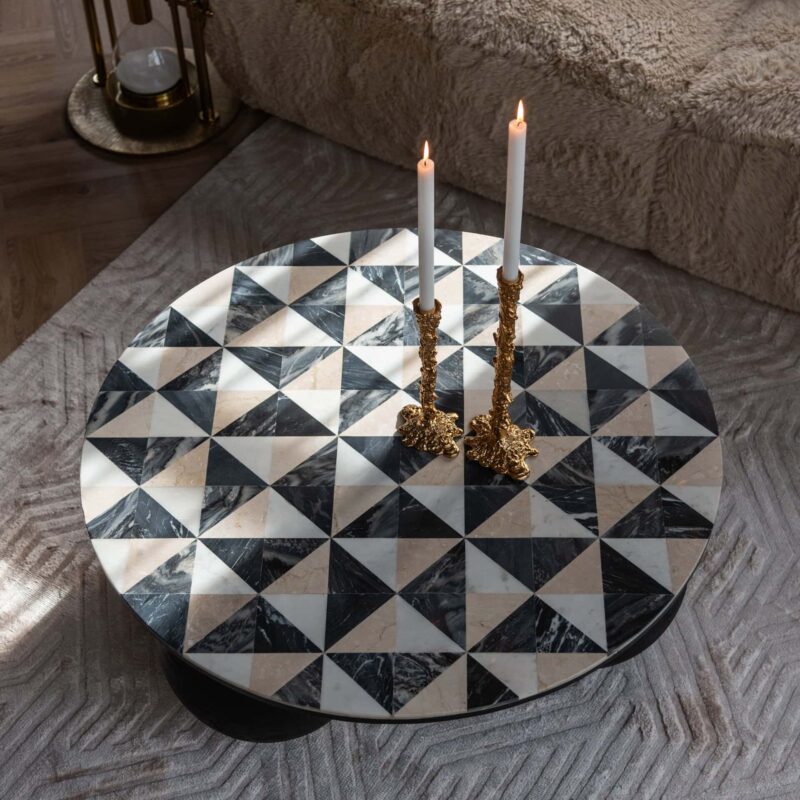 Bijzettafel Tempus in interieur, luxe designmeubilair