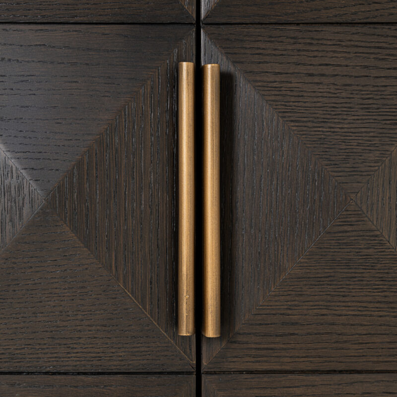 Dressoir Claremont brown  4-doors 2-shelves