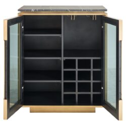 Dressoir Finsbury black/gold