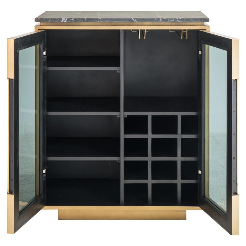 Dressoir Finsbury black/gold