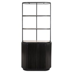 Opbergkast Hampton dark brown