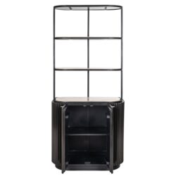 Opbergkast Hampton dark brown