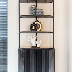 Opbergkast Hampton dark brown