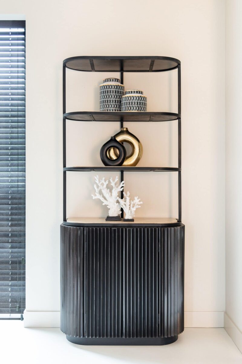 Opbergkast Hampton dark brown