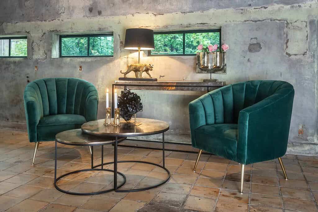 Couchtisch Asher in Champagner-Gold (2er-Set) von Richmond Interiors, Detailfoto 15
