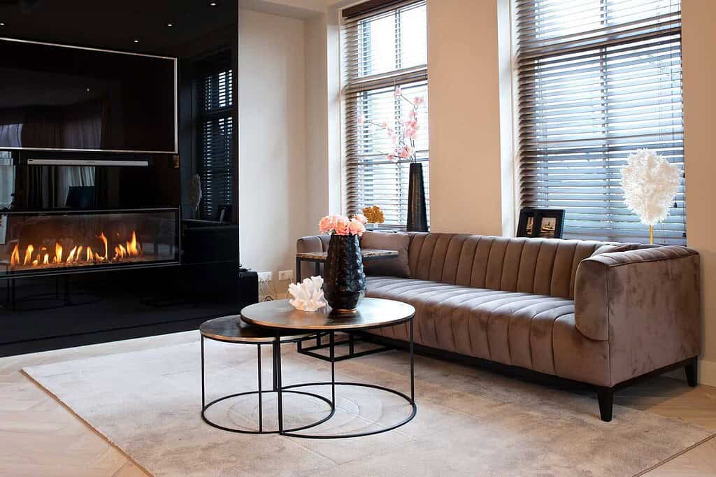 Couchtisch Asher in Champagner-Gold (2er-Set) von Richmond Interiors, Detailfoto 5