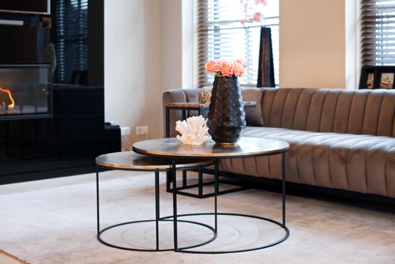 Salontafel Asher champagne gold (Set of 2)