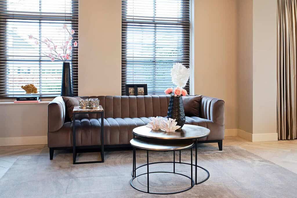 Couchtisch Asher in Champagner-Gold (2er-Set) von Richmond Interiors, Detailfoto 8