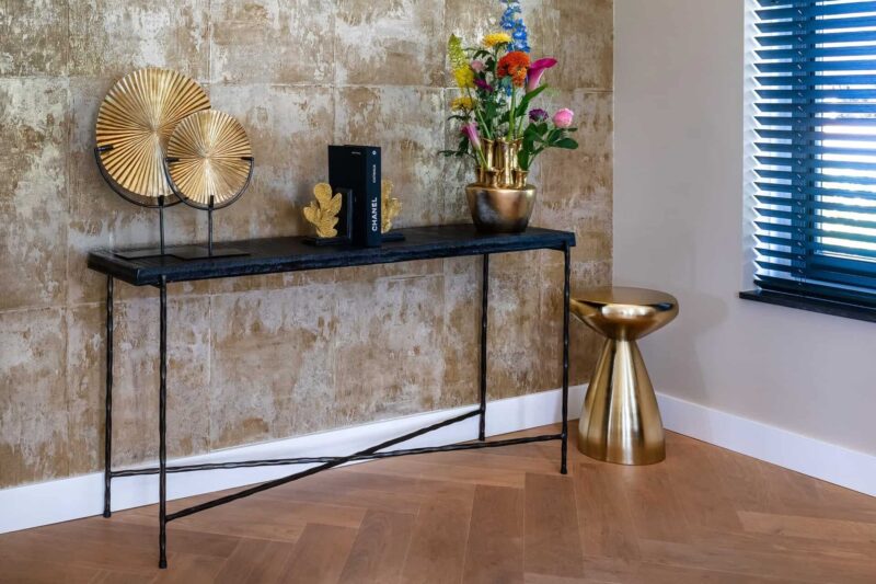 Bijzettafel Arlo gold